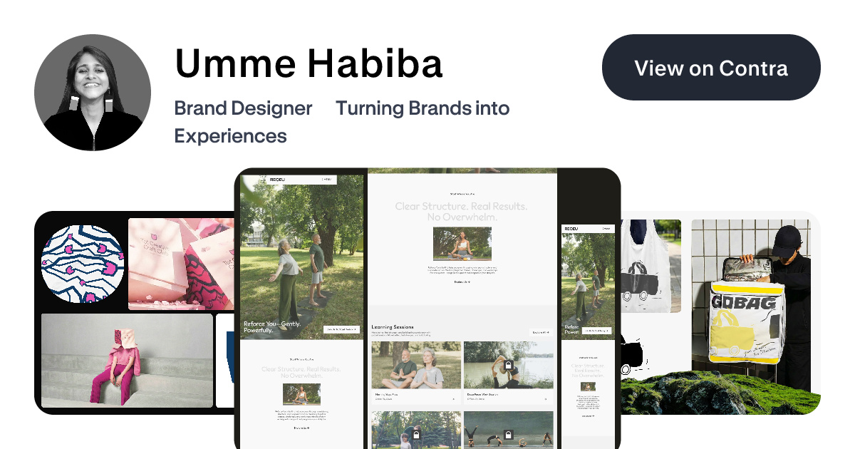 Umme Habiba - Brand Designer | Contra