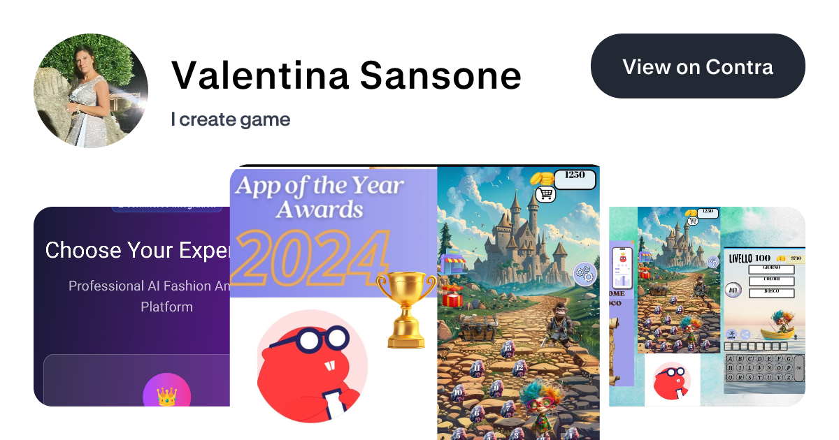 Valentina Sansone on Contra | I create game